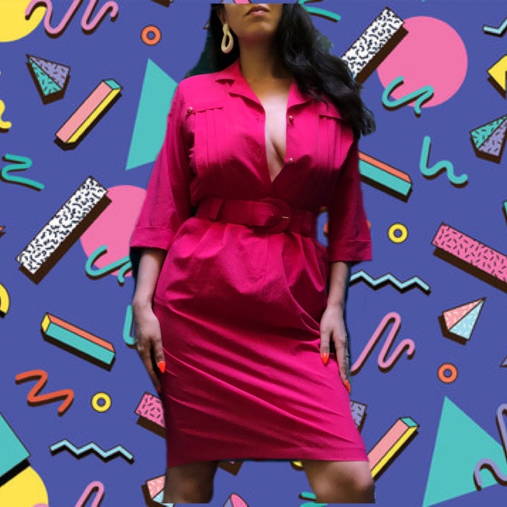 80s Boss Babe Dress